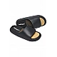 UNISEX SUMMER SLIDES Body Action 093610-01-BLACK