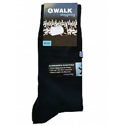 Ανδρική Κάλτσα βαμβάκερη ελαστική WALK W104 μπλε