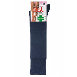 Γυναικεία Κάλτσα Μέχρι Γόνατο  Βαμβακερή ONE SIZE  Medical Φαρμακευτική Χωρίς Λάστιχο DAL 1013L-5207240006648 ΜΠΛΕ