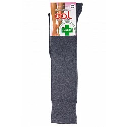 Γυναικεία Κάλτσα Μέχρι Γόνατο  Βαμβακερή ONE SIZE  Medical Φαρμακευτική Χωρίς Λάστιχο DAL 1013L-5207240006624 ΓΚΡΙ ΣΚ