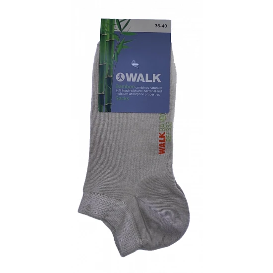Γυναικεία Κάλτσα Κοφτή bamboo 36-40 ONE SIZE WALK SOCKS W332-19 ΜΠΕΖ