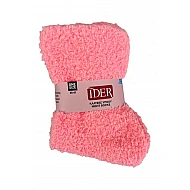 Γυναικεία Κάλτσα Ύπνου Fleece Ισοθερμική One Size 36-41 IDER 2165 ΡΟΖ