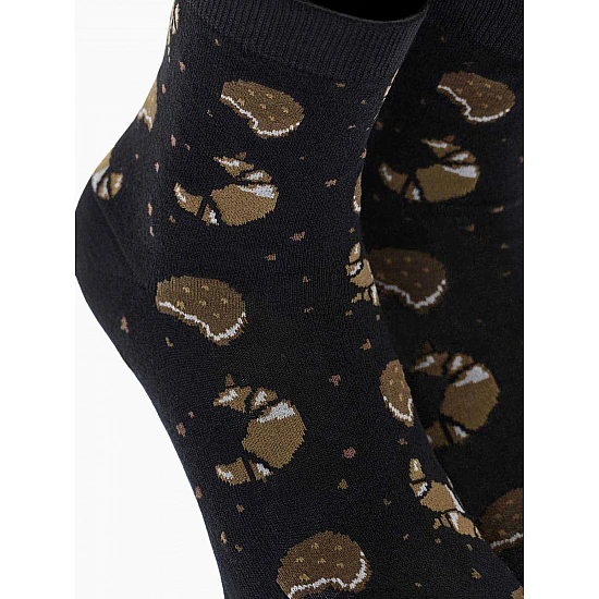 Γυναικεία Κάλτσα Ημίκοντη bamboo 36-40 ONE SIZE WALK SOCKS W333-25-02 ΜΑΥΡΟ