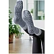 Γυναικεία Κάλτσα Γιόγκα One Size 36-41 Αντιολισθητικός Πάτος βετουζάκια ABS  IDER 2104 ΓΚΡΙ