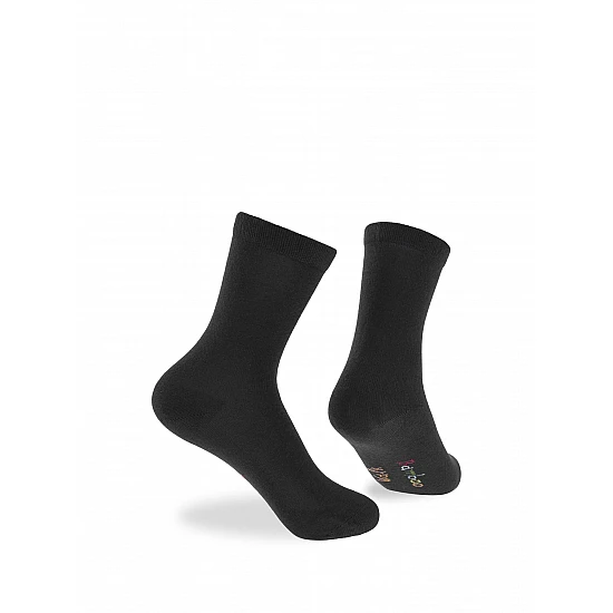 Παιδική Κάλτσα bamboo 35-38 ONE SIZE 3 Ζεύγη WALK SOCKS W1810-3-020202 ΜΑΥΡΟ