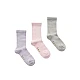 Παιδική Κάλτσα bamboo 35-38 ONE SIZE 3 Ζεύγη WALK SOCKS W1810-3-122930 ΓΚΡΙ ΡΟΖ ΛΙΛΑ