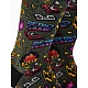 Ανδρική Κάλτσα bamboo Σχέδιο seamless 360° print One Size 41-45 Μαλακό Λάστιχο WALK S500-28 ΧΑΚΙ