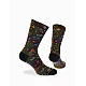 Ανδρική Κάλτσα bamboo Σχέδιο seamless 360° print One Size 41-45 Μαλακό Λάστιχο WALK S500-28 ΧΑΚΙ