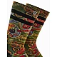 Ανδρική Κάλτσα bamboo Σχέδιο seamless 360° print One Size 41-45 Μαλακό Λάστιχο WALK S500-30 ΠΡΑΣΙΝΟ