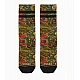 Ανδρική Κάλτσα bamboo Σχέδιο seamless 360° print One Size 41-45 Μαλακό Λάστιχο WALK S500-30 ΠΡΑΣΙΝΟ