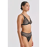 Δαντελένιο Σετ Εσωρούχων   Ασημί Milena By Paris Set10198-7747-Ασημί