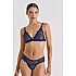 Δαντελένιο Σετ Εσωρούχων   Μπλε Milena By Paris Set10212-8531-Μπλε