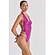 Σετ Sexy Κορμάκι και Σατέν Ρόμπα   Magenta Milena By Paris Set2529-5369-Magenta