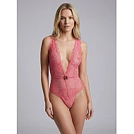 Κορμάκι String Δαντέλα – Καρπουζί Milena By Paris 002537-Καρπουζί