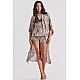 Μάξι Κιμονό Σατέν    Animal Print Milena By Paris 005376-Animal Print