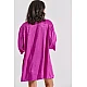 Σετ Σατέν Εσωρούχων Νυχτικάκι + Ρόμπα   Magenta Milena By Paris Set3429-5369-Magenta