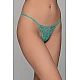 Micro G string δαντέλα   Μέντα Milena By Paris 006310-Μέντα