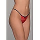 Δαντελένιο G String – Κόκκινο Milena By Paris 006906-Κόκκινο