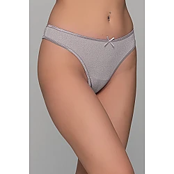 G string Λύκρα   Μπεζ Milena By Paris 006918-Μπεζ