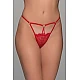 Δαντελένιο G string με Καρδούλα   Κόκκινο Milena By Paris 006938-Κόκκινο