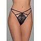 Δαντελένιο G string   Μαύρο Milena By Paris 006939-Μαύρο