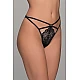 Δαντελένιο G string   Μαύρο Milena By Paris 006939-Μαύρο