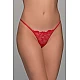Δαντελένιο Micro G string   Κόκκινο Milena By Paris 006951-Κόκκινο