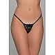 Mini Micro G string   Μαύρο Milena By Paris 006953-Μαύρο