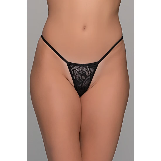 Mini Micro G string   Μαύρο Milena By Paris 006955-Μαύρο