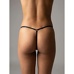 Διάφανο Micro G string Playboy   Μαύρο Milena By Paris 006960-Μαύρο