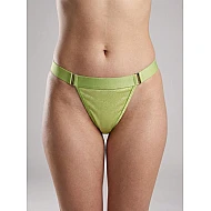 G string Γυαλιστερή Λύκρα με Φαρδύ Λάστιχο   Λαϊμ Milena By Paris 006964-Λαϊμ