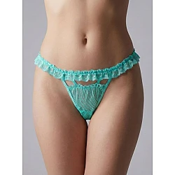 Δαντελένιο Τ string   Aqua Milena By Paris 006968-Aqua