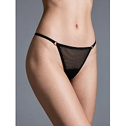Διχτυωτό Micro G String   Μαύρο Milena By Paris 006984-Μαύρο