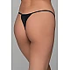 String Tanga Δαντέλα   Μαύρο Milena By Paris 007518-Μαύρο
