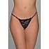 Tanga String Δαντέλα   Μαύρο Milena By Paris 007713-Μαύρο