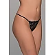 Tanga String Δαντέλα   Μαύρο Milena By Paris 007713-Μαύρο