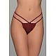 Tanga String Λύκρα   Μπορντό Milena By Paris 007719-Μπορντό