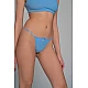 Tanga String  Ύφασμα Ριπ   Indigo Milena By Paris 007722-Indigo