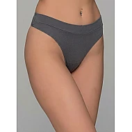 Plus Size String Bamboo   Ανθρακί Milena By Paris PS-7724-Ανθρακί