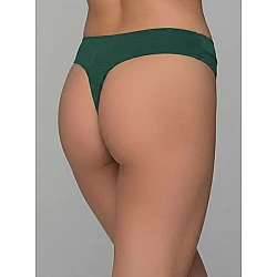 Plus Size String Bamboo   Πράσινο Milena By Paris PS-7724-Πράσινο