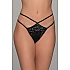 Tanga String Βελούδο   Μαύρο Milena By Paris 007727-Μαύρο