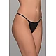 Tanga String Bamboo   Μαύρο Milena By Paris 007737-Μαύρο