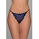 Ψηλόμεσο Tanga String Δαντέλα   Μπλε Milena By Paris 007740-Μπλε