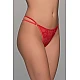 Δαντελένιο String Tanga   Κόκκινο Milena By Paris 007742-Κόκκινο