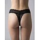 Δαντελένιο String – Μαύρο Milena By Paris 007752-Μαύρο
