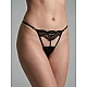 Sexy Tanga String   Μαύρο Milena By Paris 007777-Μαύρο