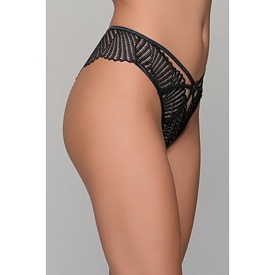 Δαντελένιο Σετ Εσωρούχων   Μαύρο Milena By Paris Set10193-8464-Μαύρο