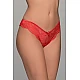 Brazilian Slip με Δαντέλα – Κόκκινο Milena By Paris 008484-Κόκκινο
