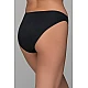 High Leg Σλιπ Bikini Bamboo   Μαύρο Milena By Paris 008505-Μαύρο