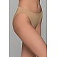 High Leg Σλιπ Bikini Bamboo   Μπεζ Milena By Paris 008505-Μπεζ